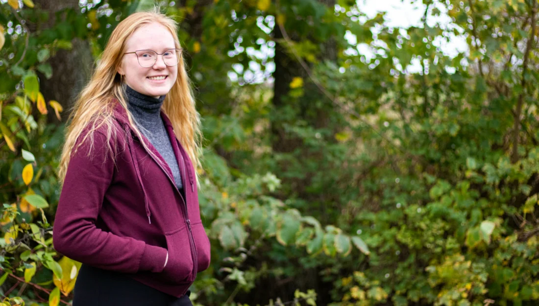 Silja Meldgaard - elev på Skrødstrup Efterskole