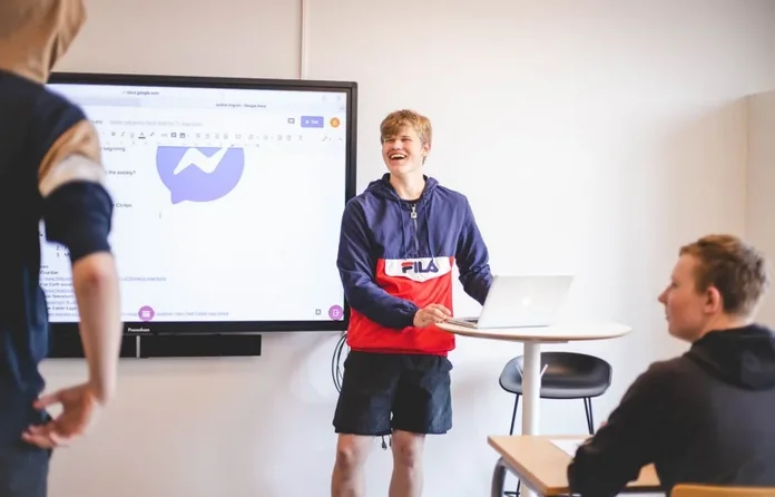 Undervisning og samvær på Skrødstrup Efterskole