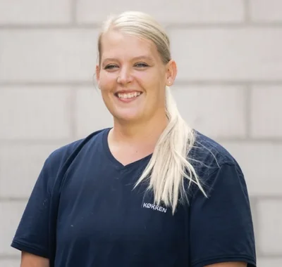 Maria Christoffersen - køkkenleder på Skrødstrup Efterskole